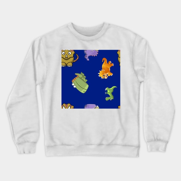 dinosaurs Crewneck Sweatshirt by bangueran